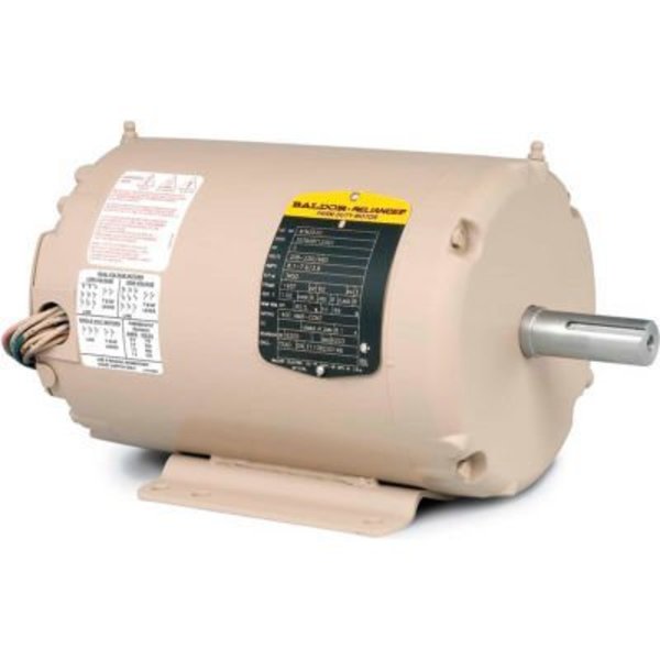 Baldor-Reliance Baldor-Reliance Motor AFM3532, 3HP, 3450RPM, 3PH, 60HZ, 145T, 3528M, TEAO, F1 AFM3532